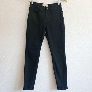 Everlane Mid-Rise Slim Skinny Ankle Black Jeans Size 26 Stretch Sustainable